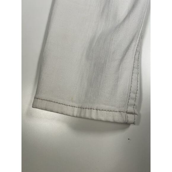 Miss Me Jeans Women’s 31 (32) White Mid Rise Easy Ankle Skinny Zipper Pockets - Picture 13 of 15